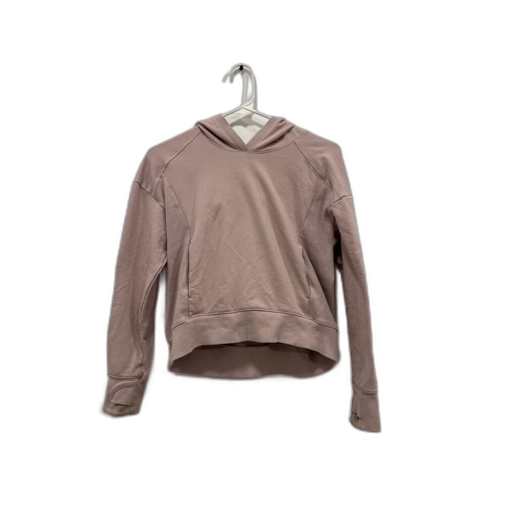 Athleta Girls Sweatshirt Light Pink - Size L
